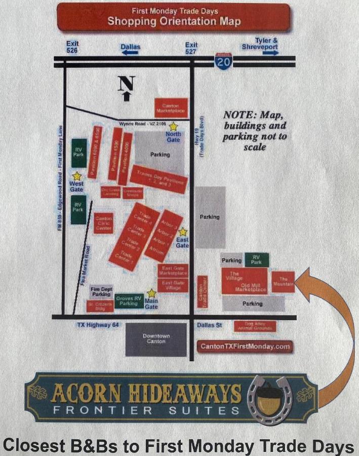 Acorn Hideaways Canton Charming Pioneer Suite 1890'S General Store Exteriér fotografie